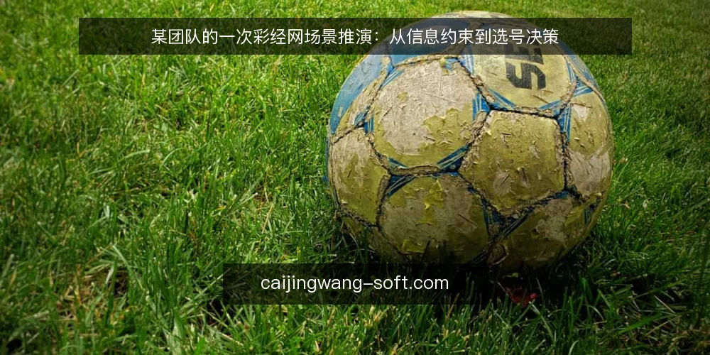 某团队的一次彩经网场景推演：从信息约束到选号决策 — 场景设定：一个临时组建的小组 配图