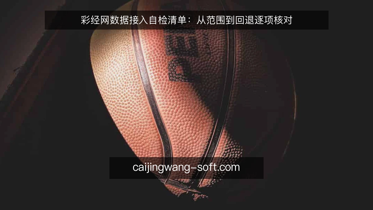 彩经网数据接入自检清单：从范围到回退逐项核对